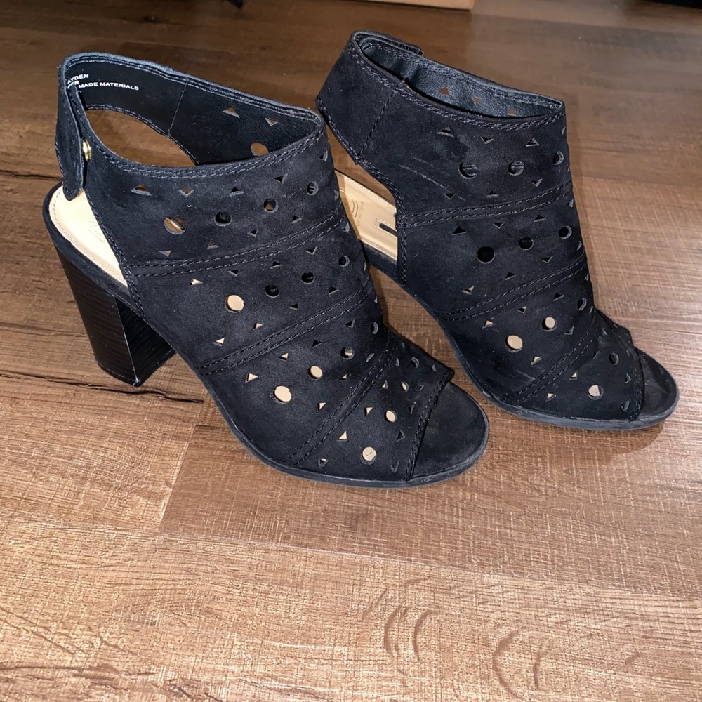 Black Cutout Booties